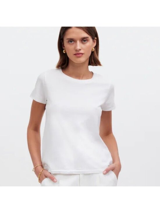 Madewell Tops - NWT Madewell White Northside Vintage Tee - Size: Small